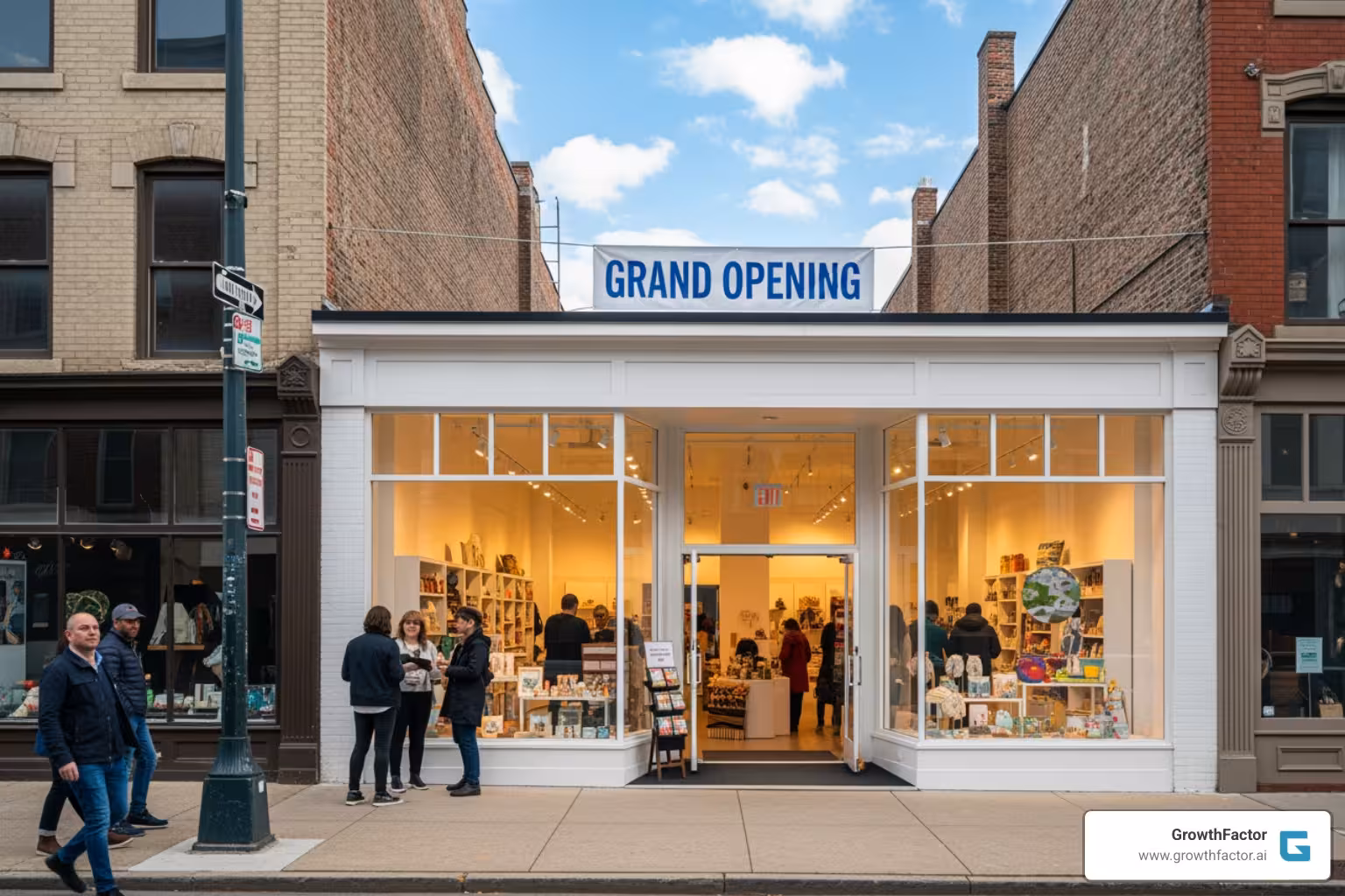 once-vacant storefront now activated with a vibrant pop-up - pop up real estate