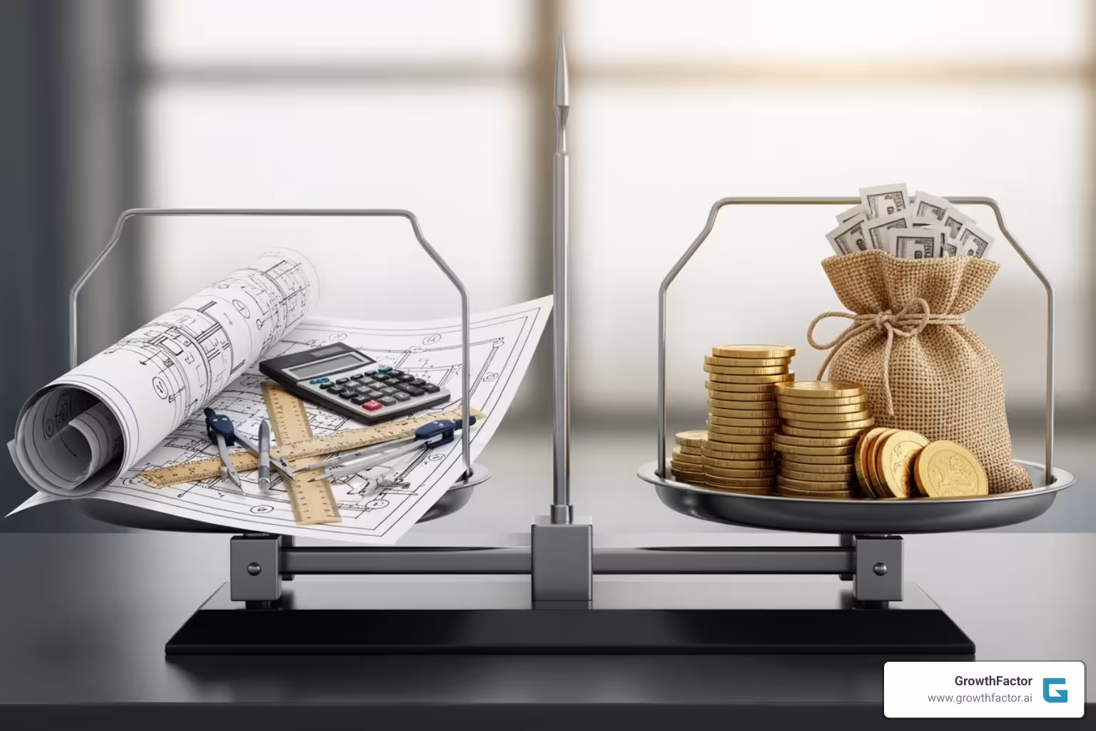 magnifying glass over a project plan, highlighting potential risks - project feasibility