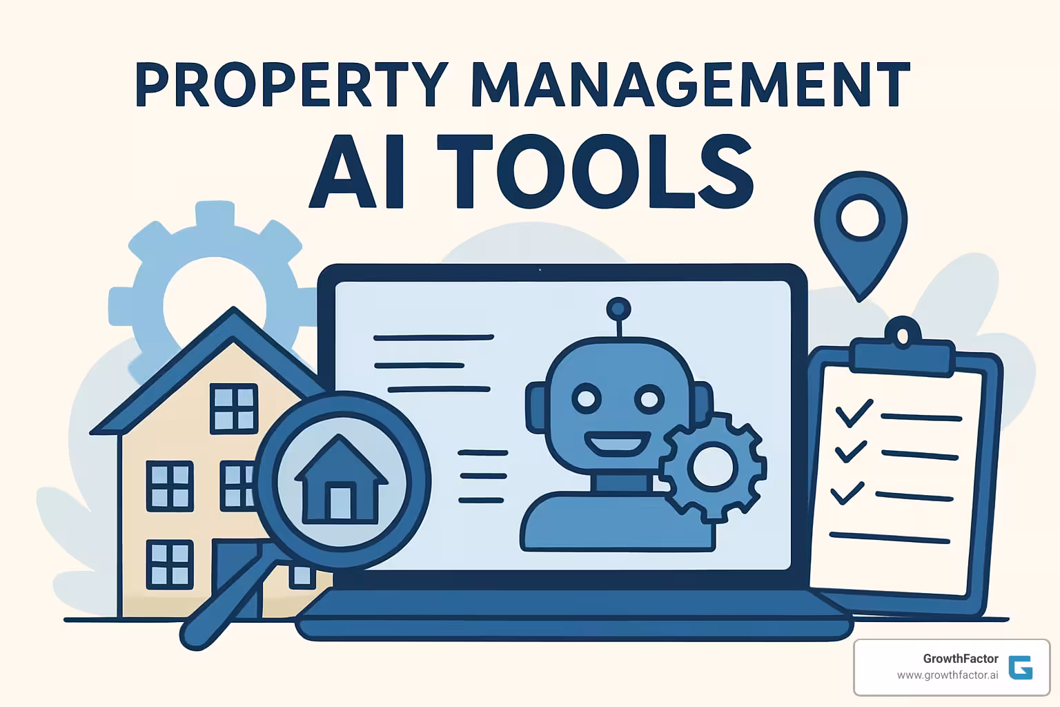 dashboard interface showing AI-powered property management tools - property management AI tools