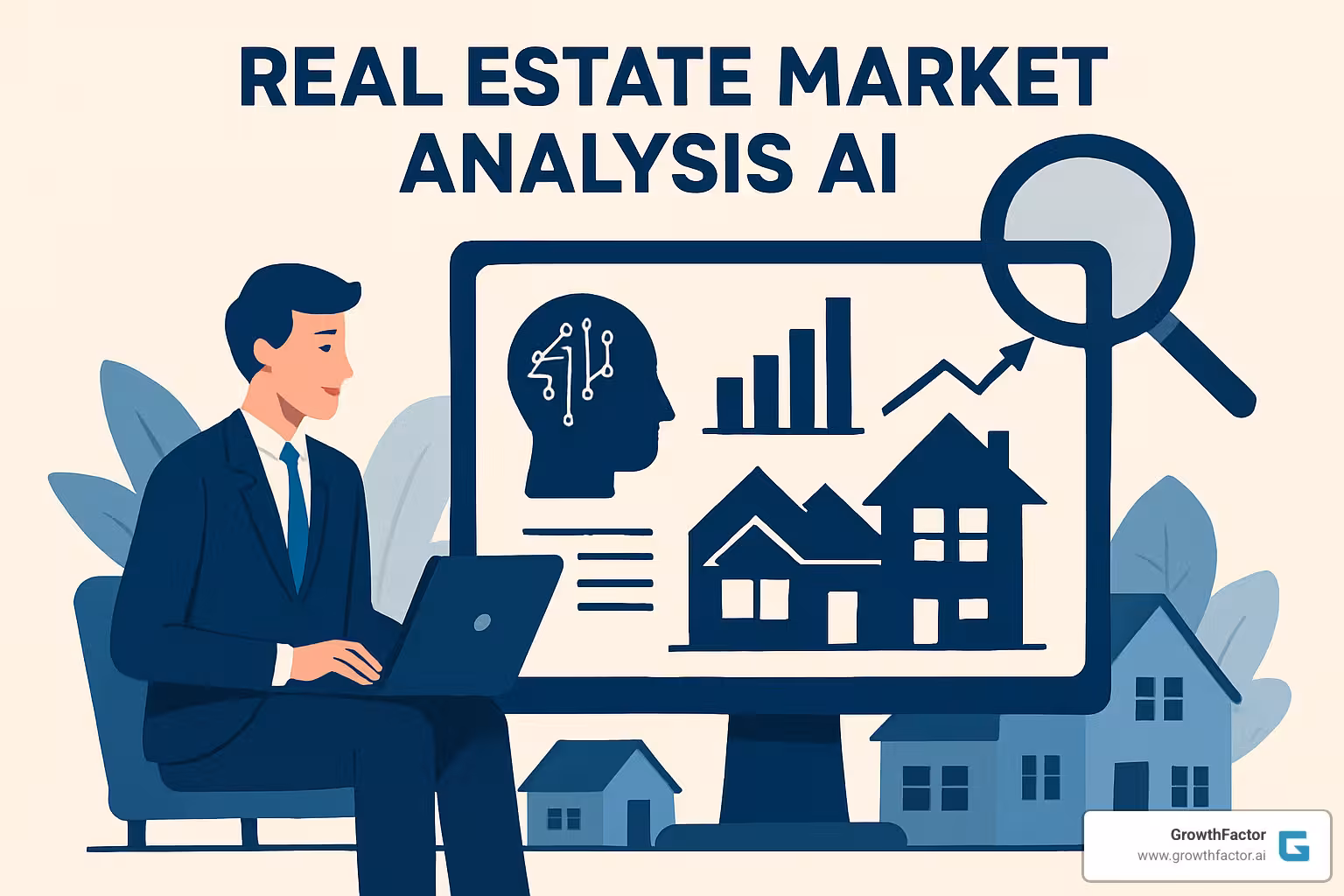 heat map dashboard showing property performance metrics - real estate market analysis AI